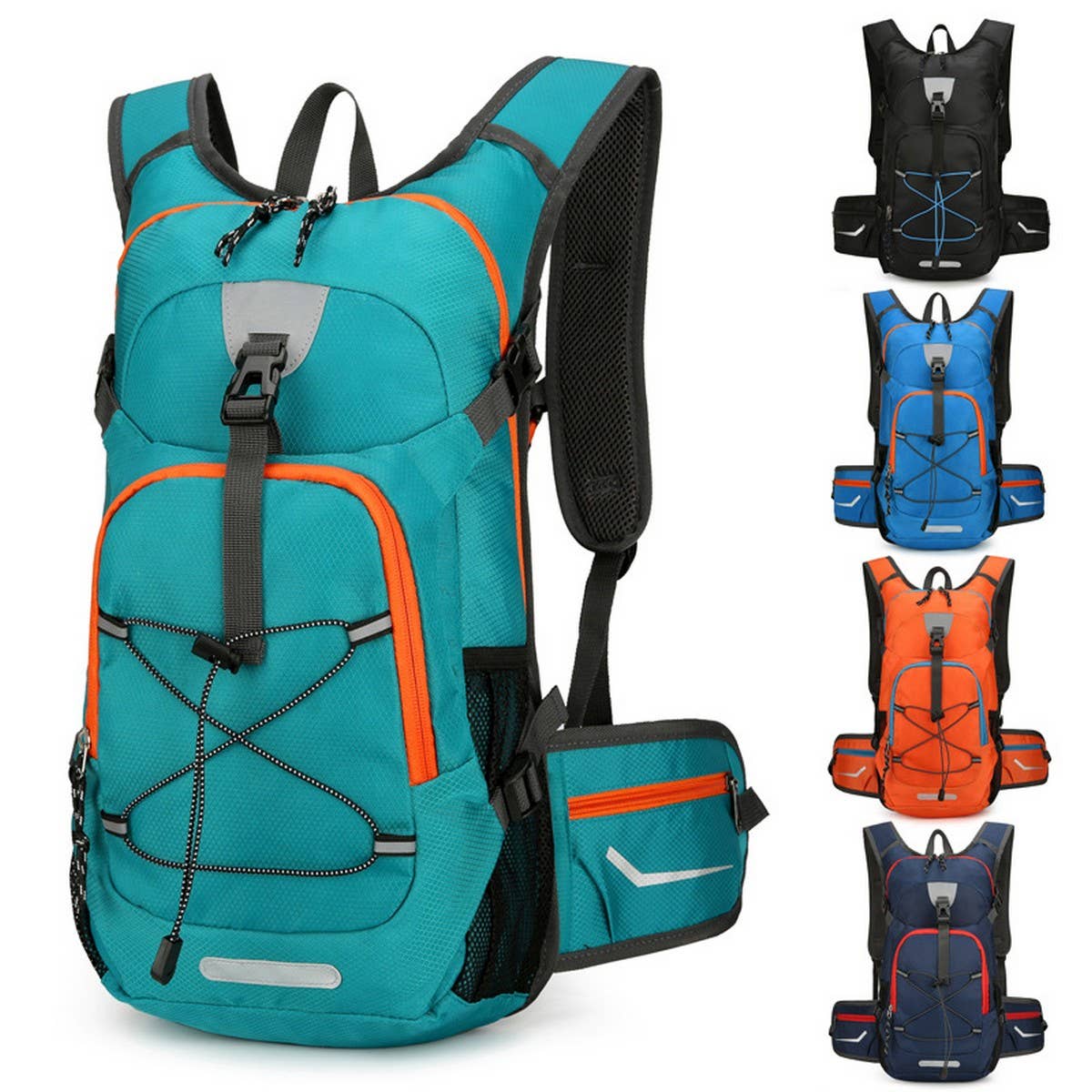 Lightweight Nylon Hiking & Cycling Backpack_CWAB5419