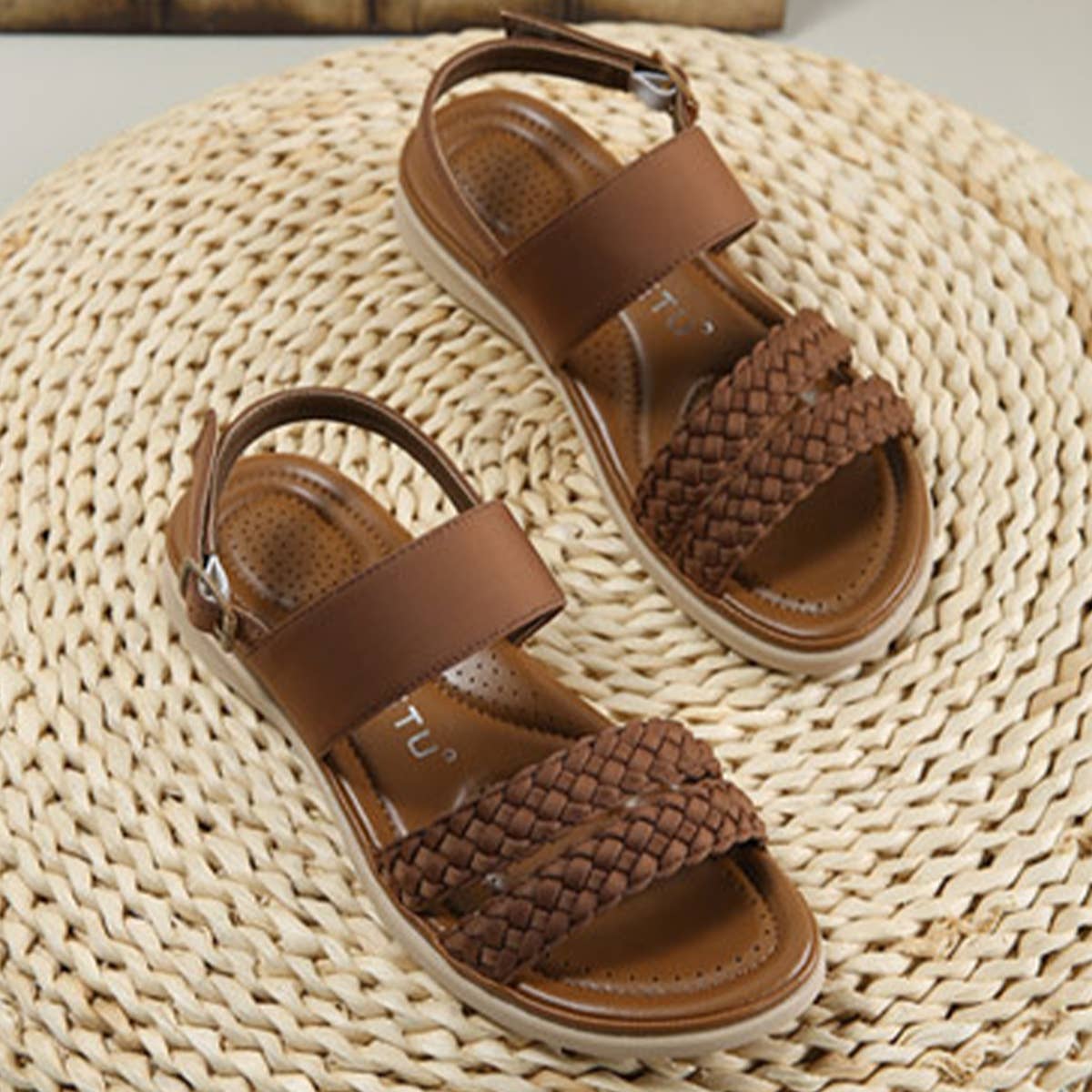 VINTAGE WOVEN COMFORTABLE LIGHTWEIGHT SANDALS