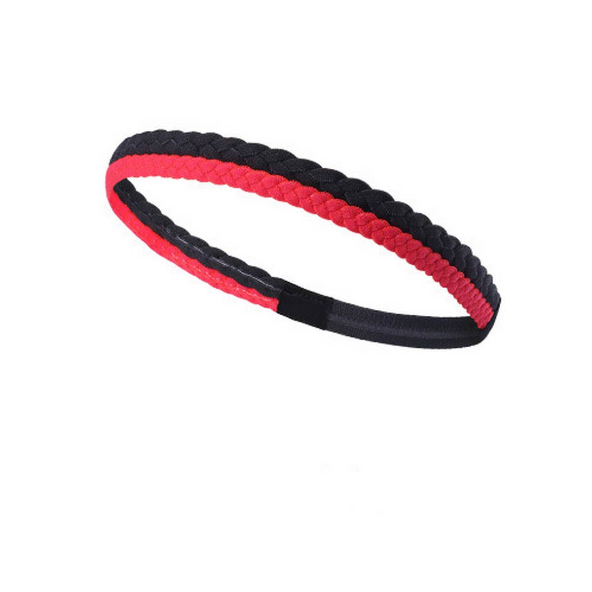 Braided Non-Slip Silicone Sweatband for Sports_CWMM7952