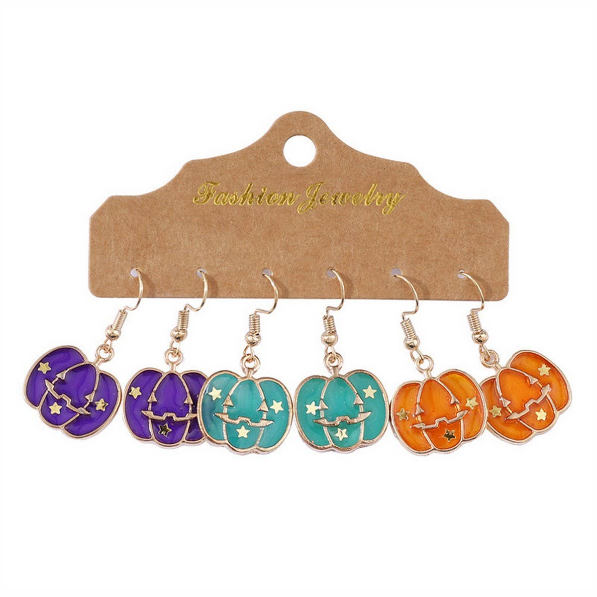 NEW HALLOWEEN PUMPKIN HAT EARRING SET