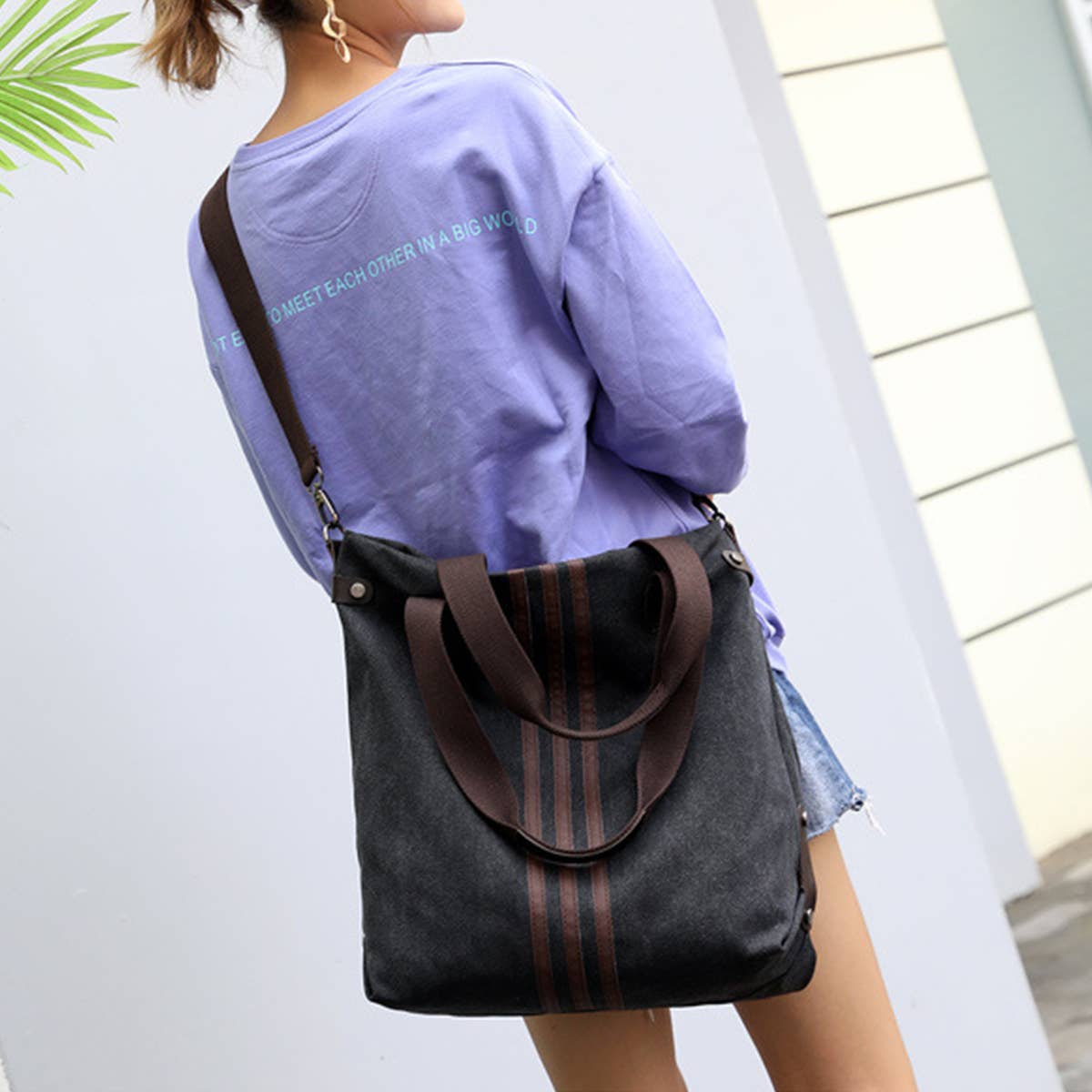 WOMEN FASHION TRAVEL LARGE CAPACITY TOTE BAG_CWAB1295