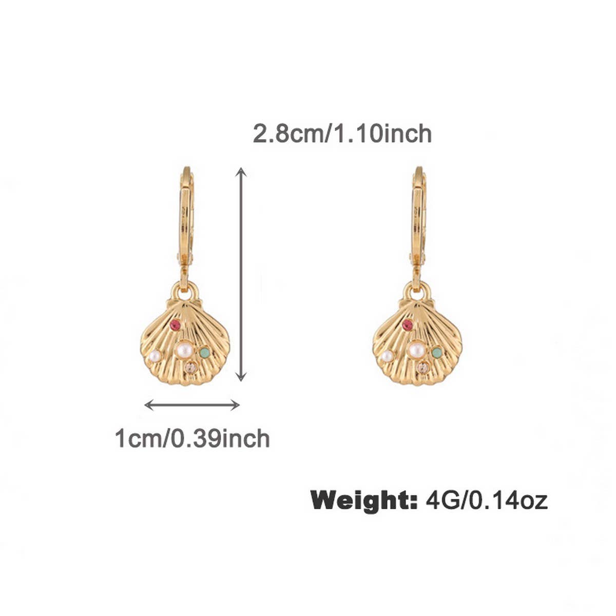 WOMEN'S COLORFUL PEARL SHELL BEADED NECKLACE