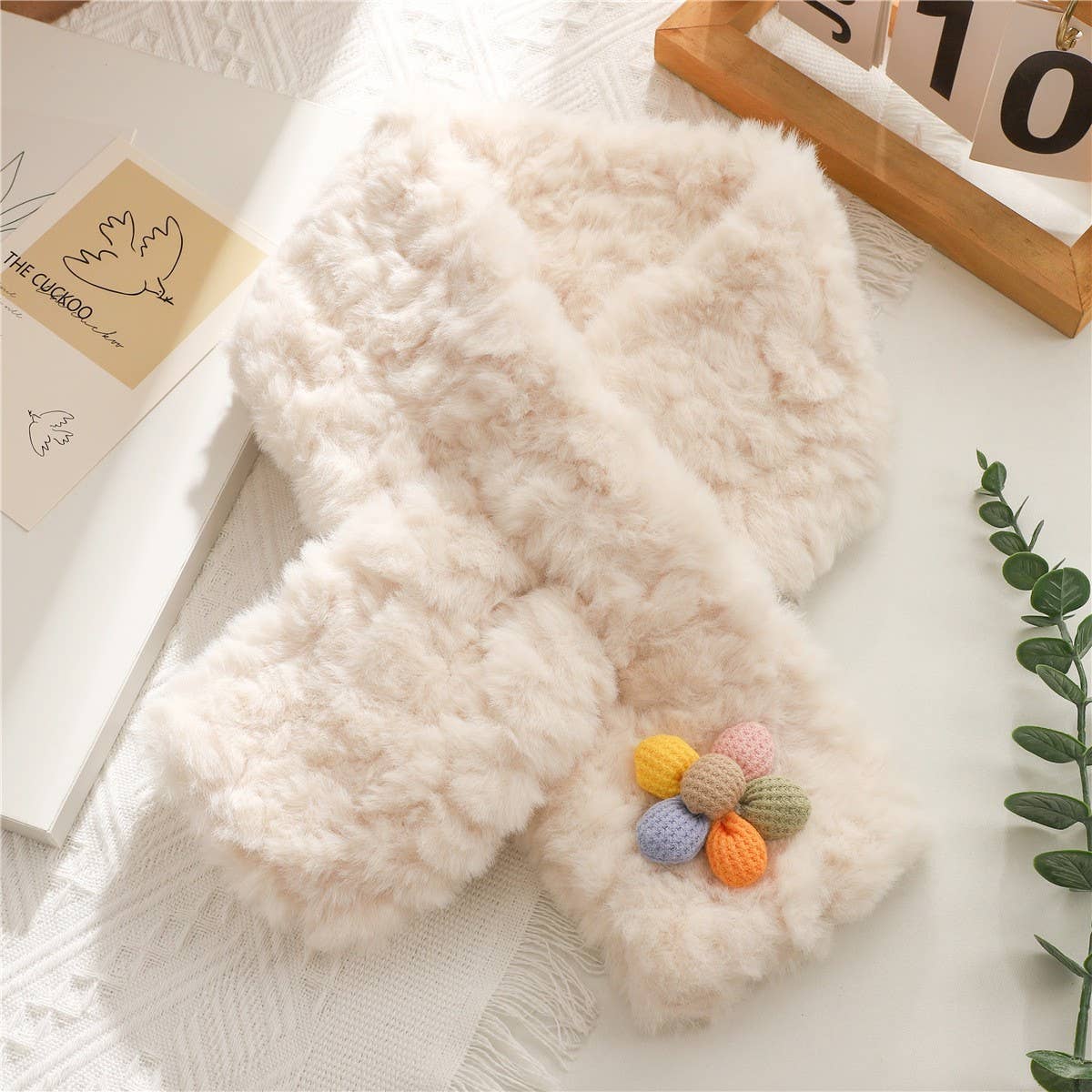 NEW WINTER COLORFUL FLOWER WARM SCARF_CWASC1252