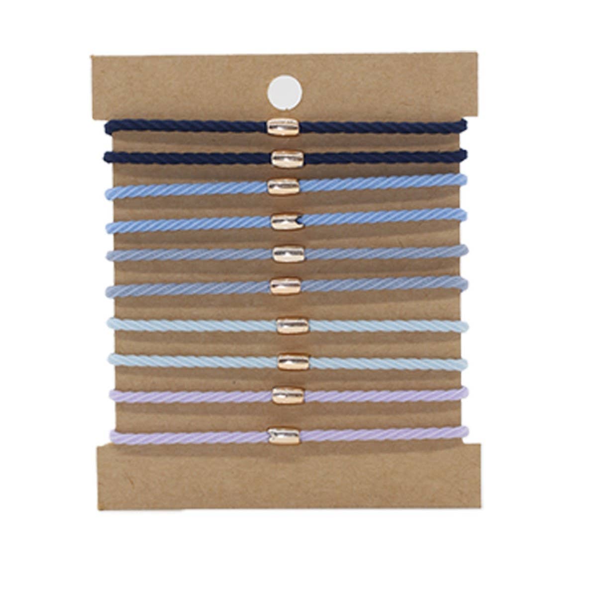 10-PIECE GRADIENT COLOR PALETTE HAIR SCRUNCHIES_CWAHA2717