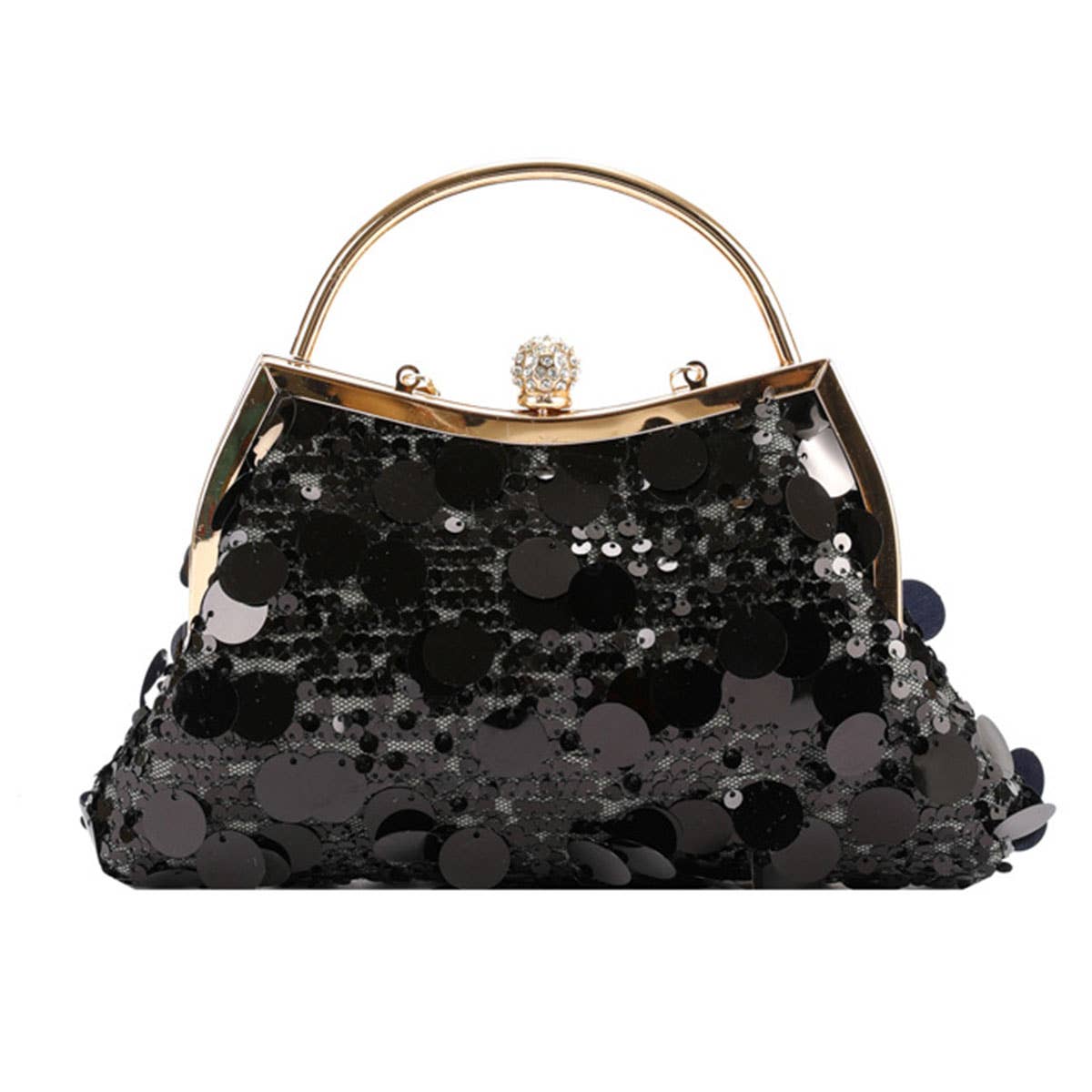 Fashionable candy-colored chain dinner bag