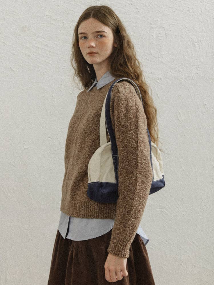 Retro Versatile Pullover Warm Knitted Sweater