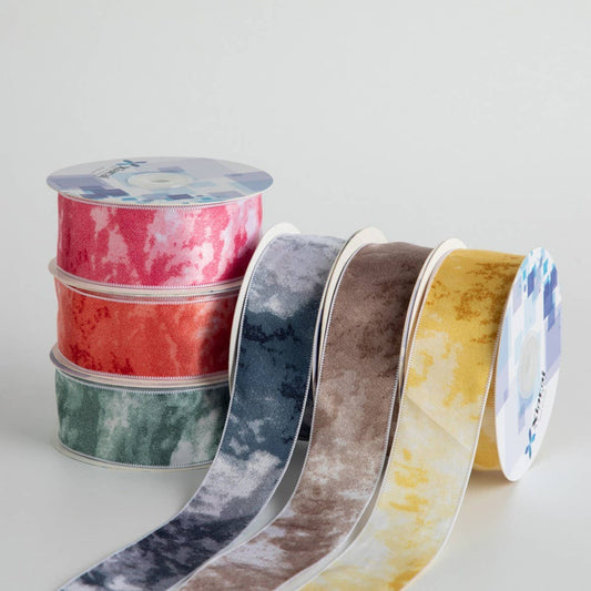 DIY FLORAL SILK GIFT PACKAGING RIBBON