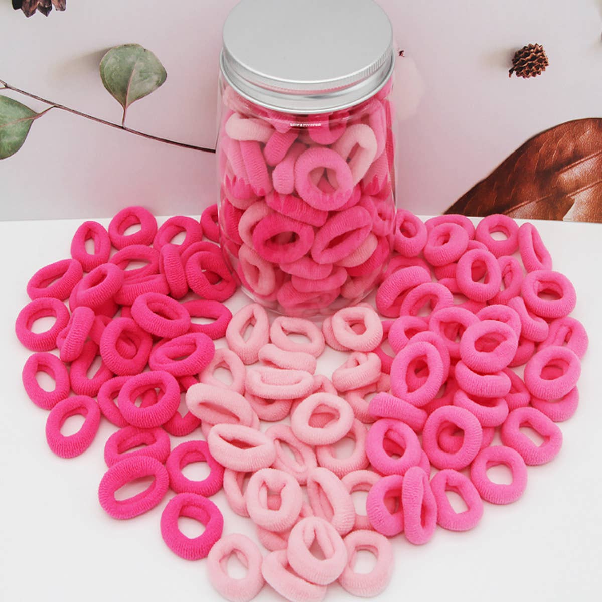 CHILDREN HIGH ELASTIC HAIR TIES(100PCS/BOX)_CWAHA0503
