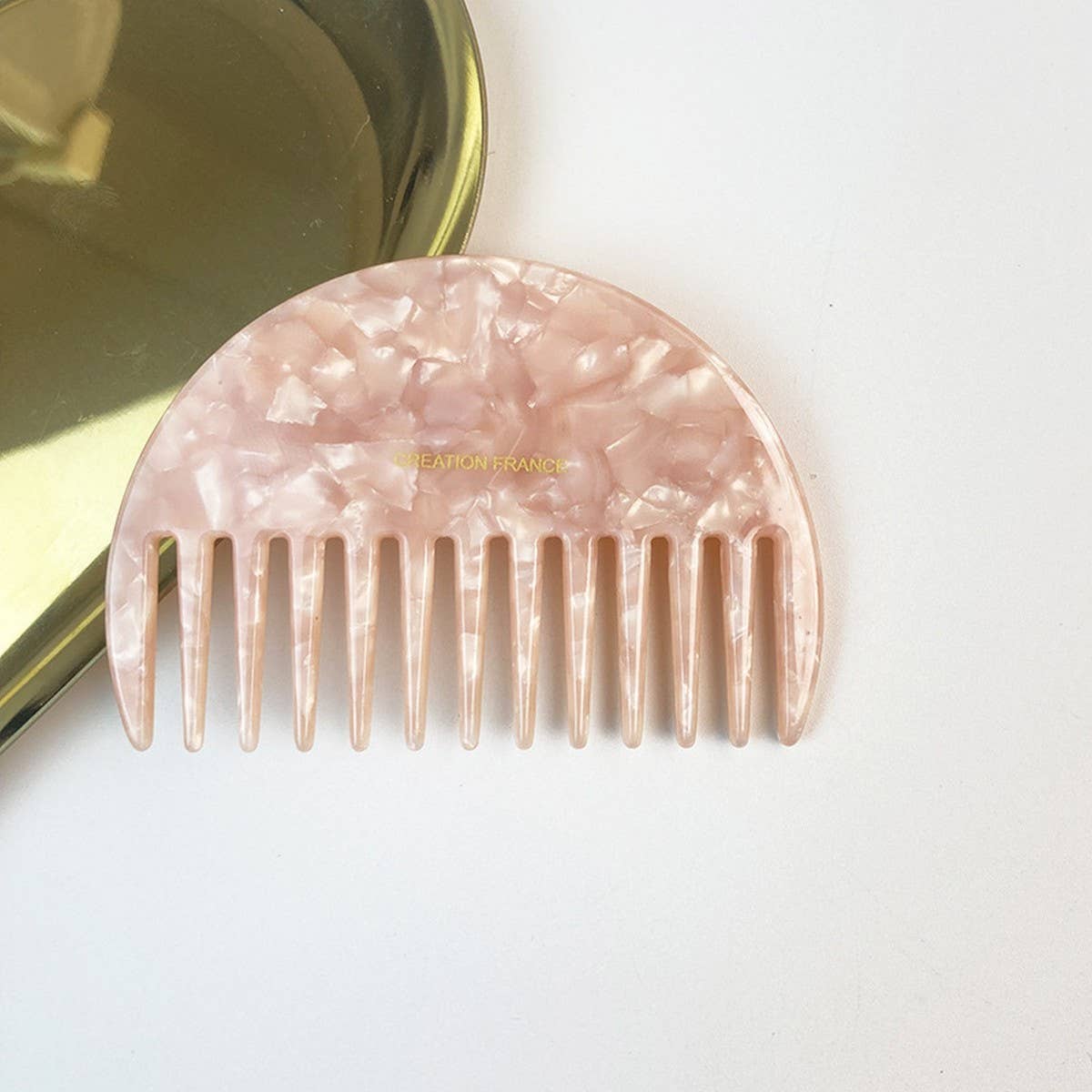 Geometric Acetate Comb Vintage Cute Style