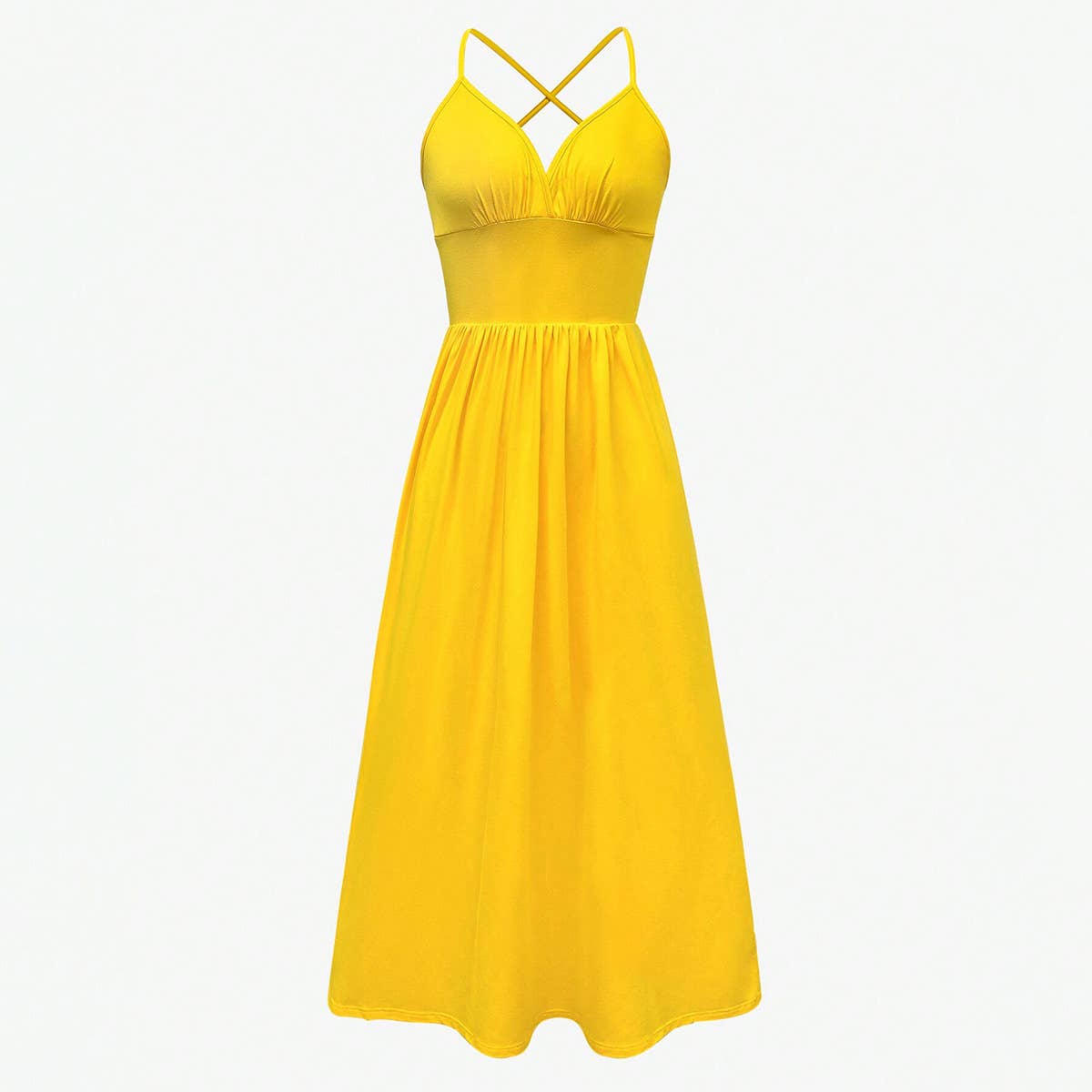 Women¡¯s Elegant V-Neck Split Maxi Dress