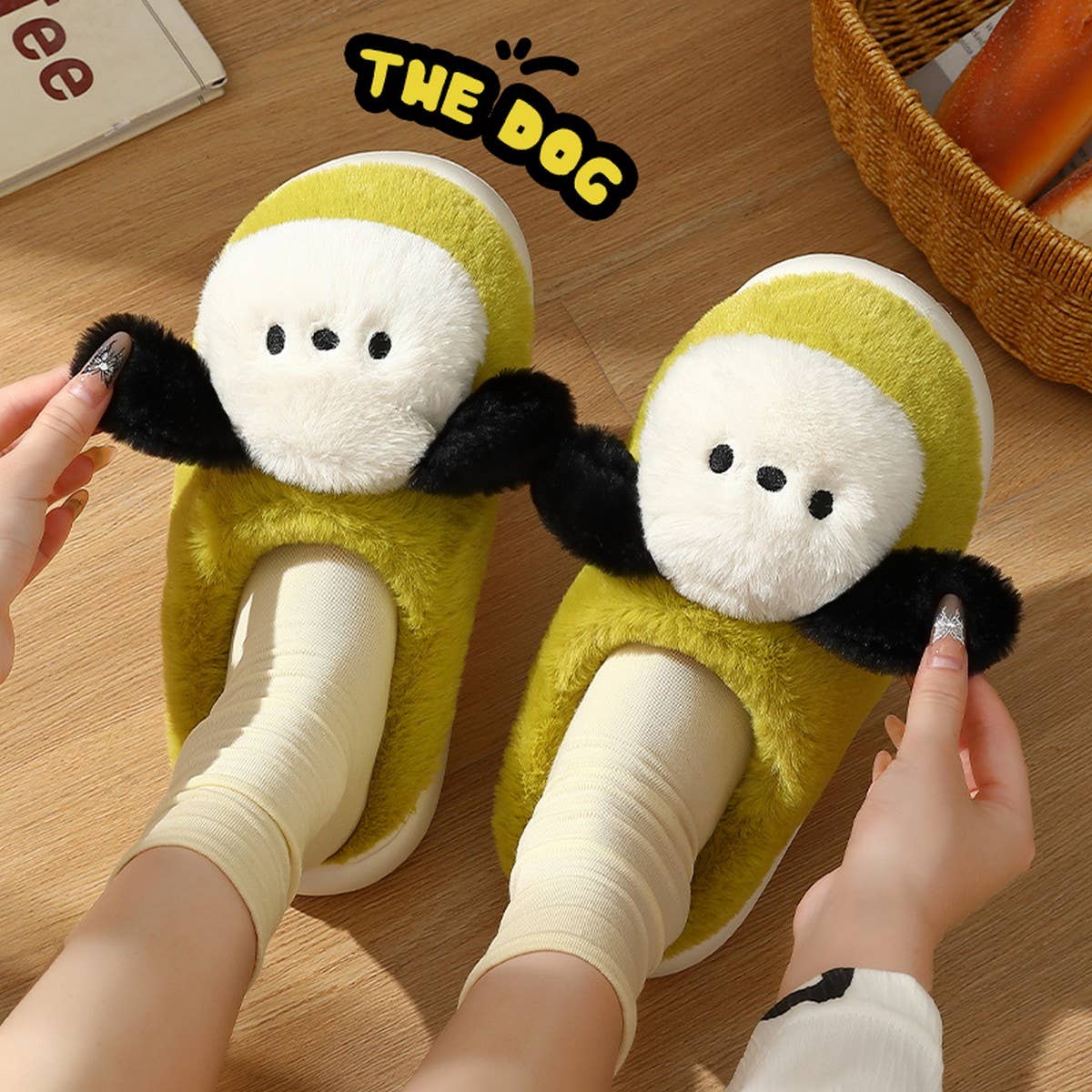 CUTE ANIMAL SLIPPER WARM MEMORY HOUSE SLIPPERS