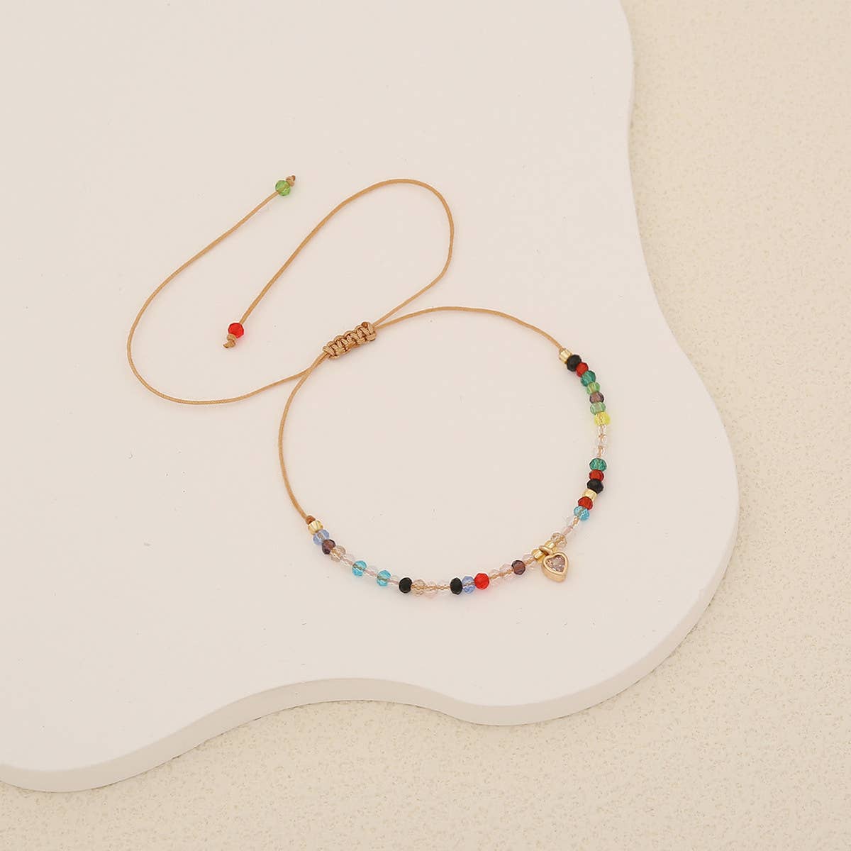 FASHIONABLE LOVE CRYSTAL BRAIDED BRACELET_CWAHA0882