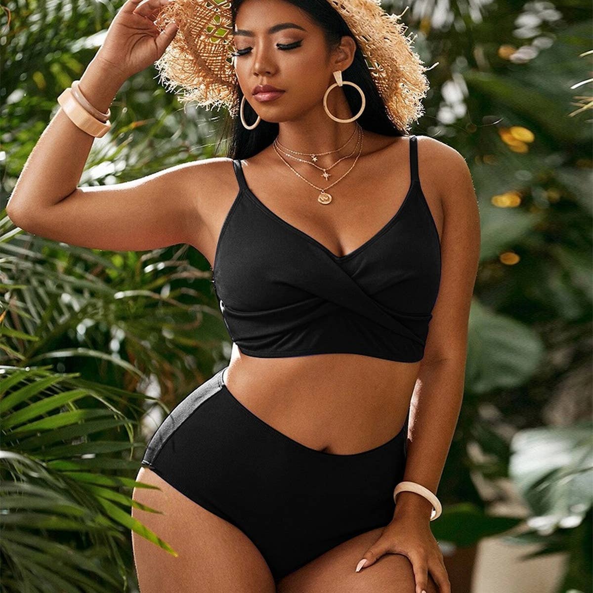 SEXY HIGH WAIST SPLIT LARGE SIZE