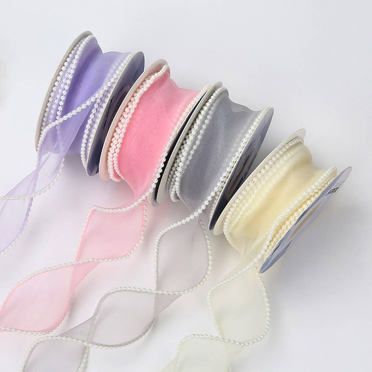 PEARL FISHTAIL YARN RIBBON WAVE YARN DIY RIBBON_CWMM5772