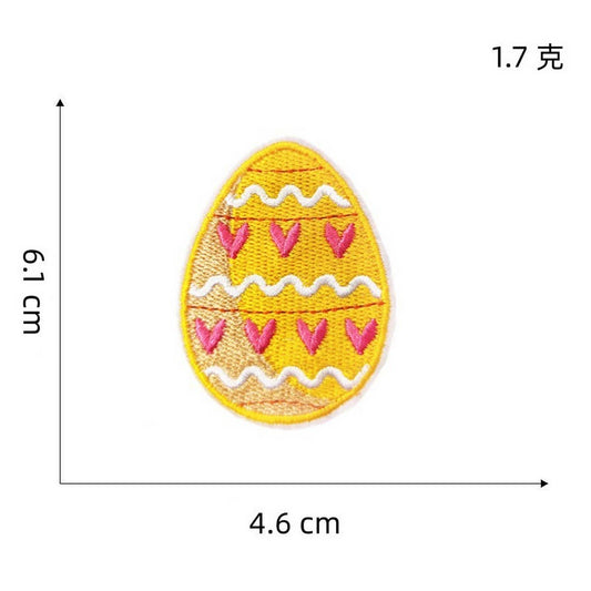 COLORFUL CUTE CARTOON RABBIT EMBROIDERED PATCH