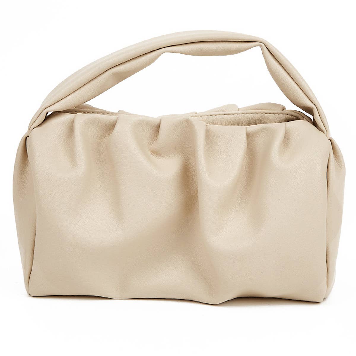 SIMPLE SOLID COLOR COSMETIC BAG HANDBAG_CWAB1832