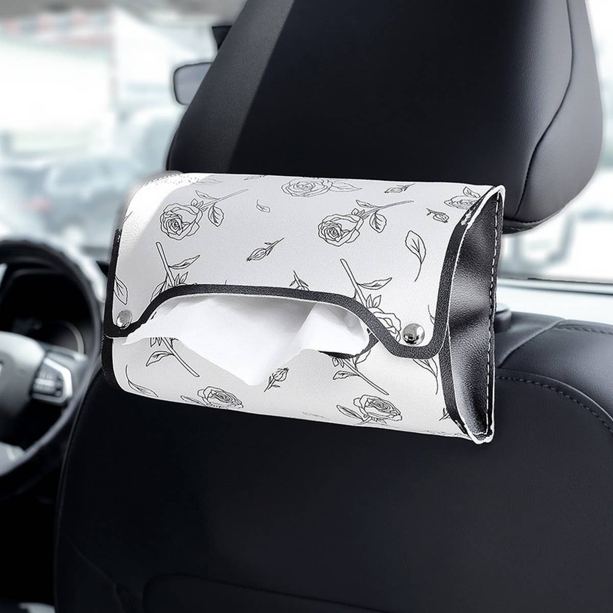 NEW CREATIVE CAR SEAT BACK HANGING TISSUE BOX
