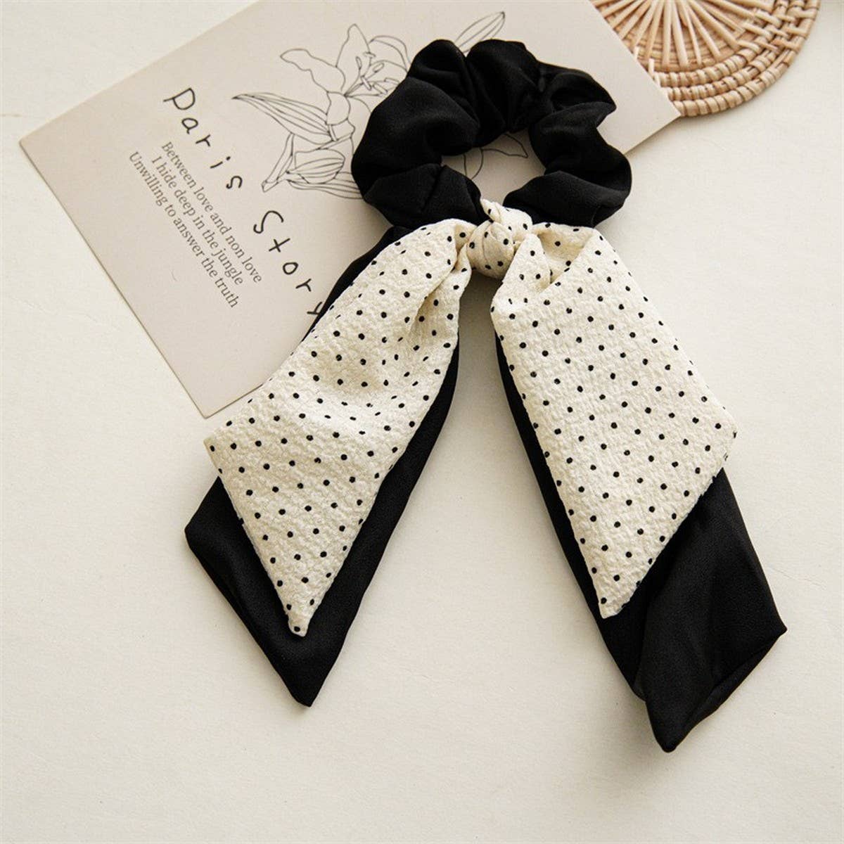 DOUBLELAYER RIBBON TASSEL HAIRBAND HAIRACCESSORIES