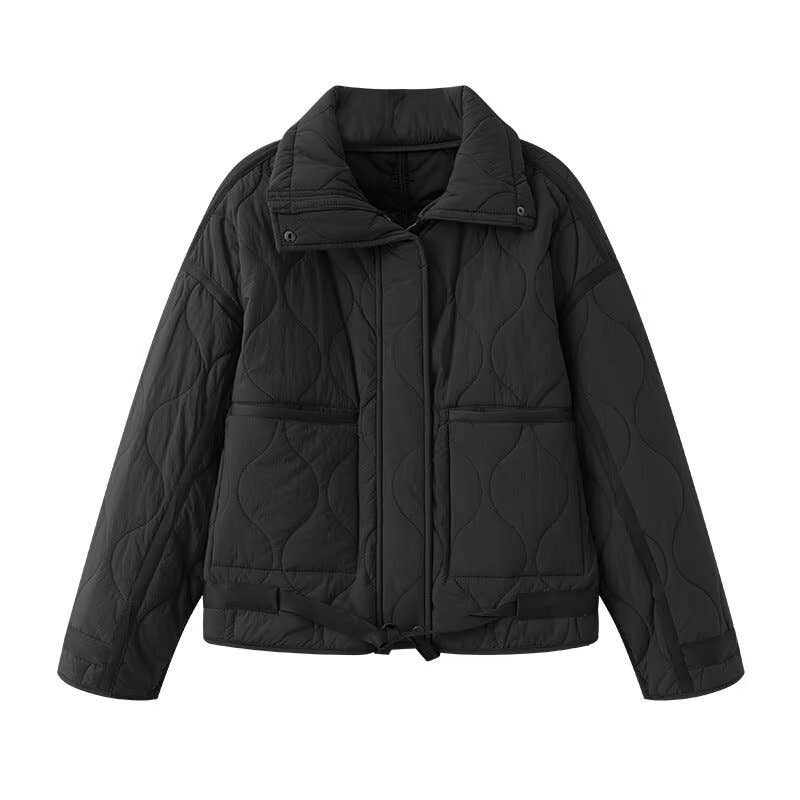 Street fashion casual jacket, cotton-padded coat