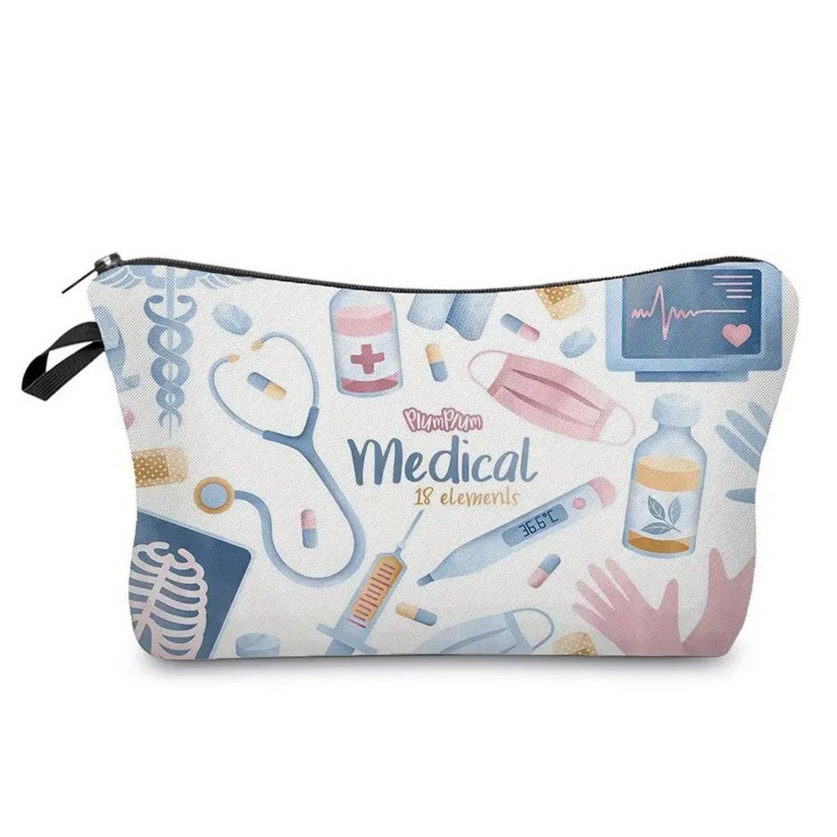 TRAVEL PORTABLE CARTOON NURSE COSMETIC BAG_CWAB2253