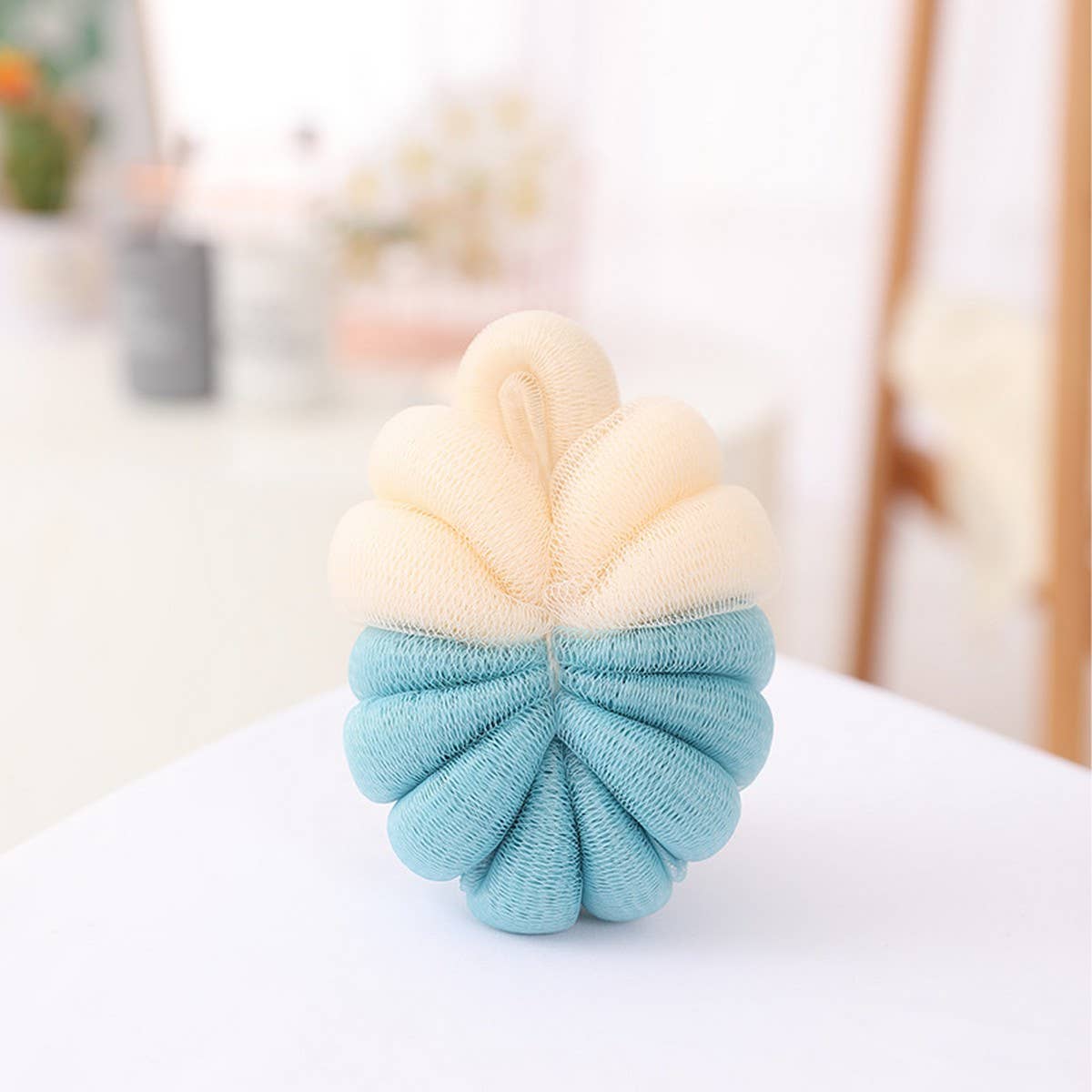 BATH POUF 50G LARGE CREATIVE TURTLE BATH FLOWERBALL_CWMM3385