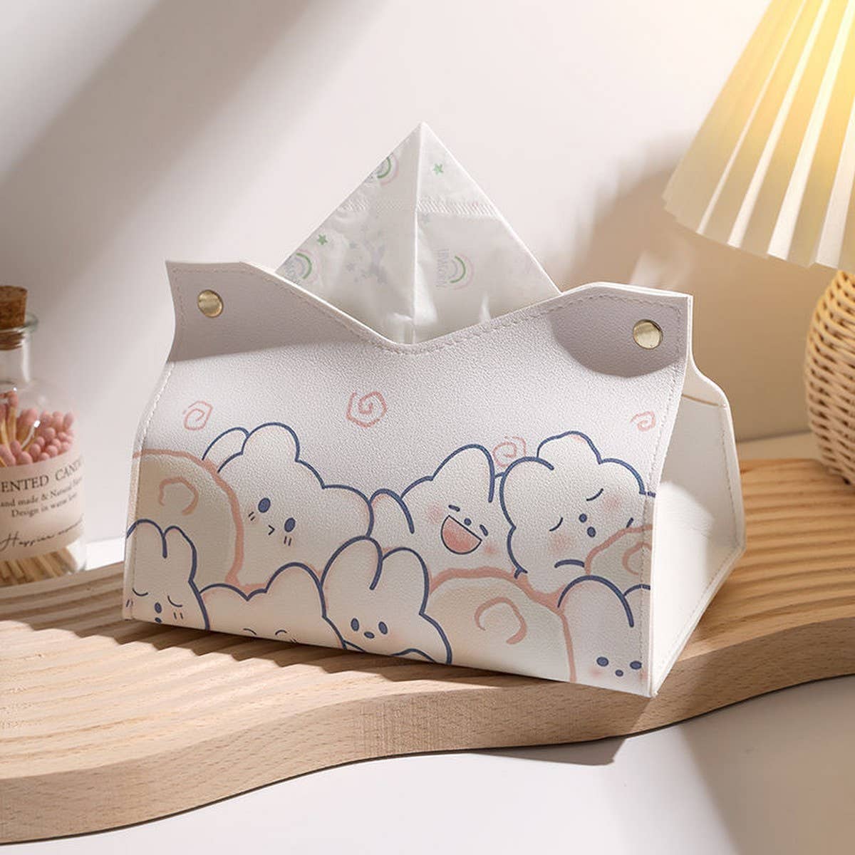 NEW HOUSEHOLD CUTE CARTOON RABBIT TISSUE BOX