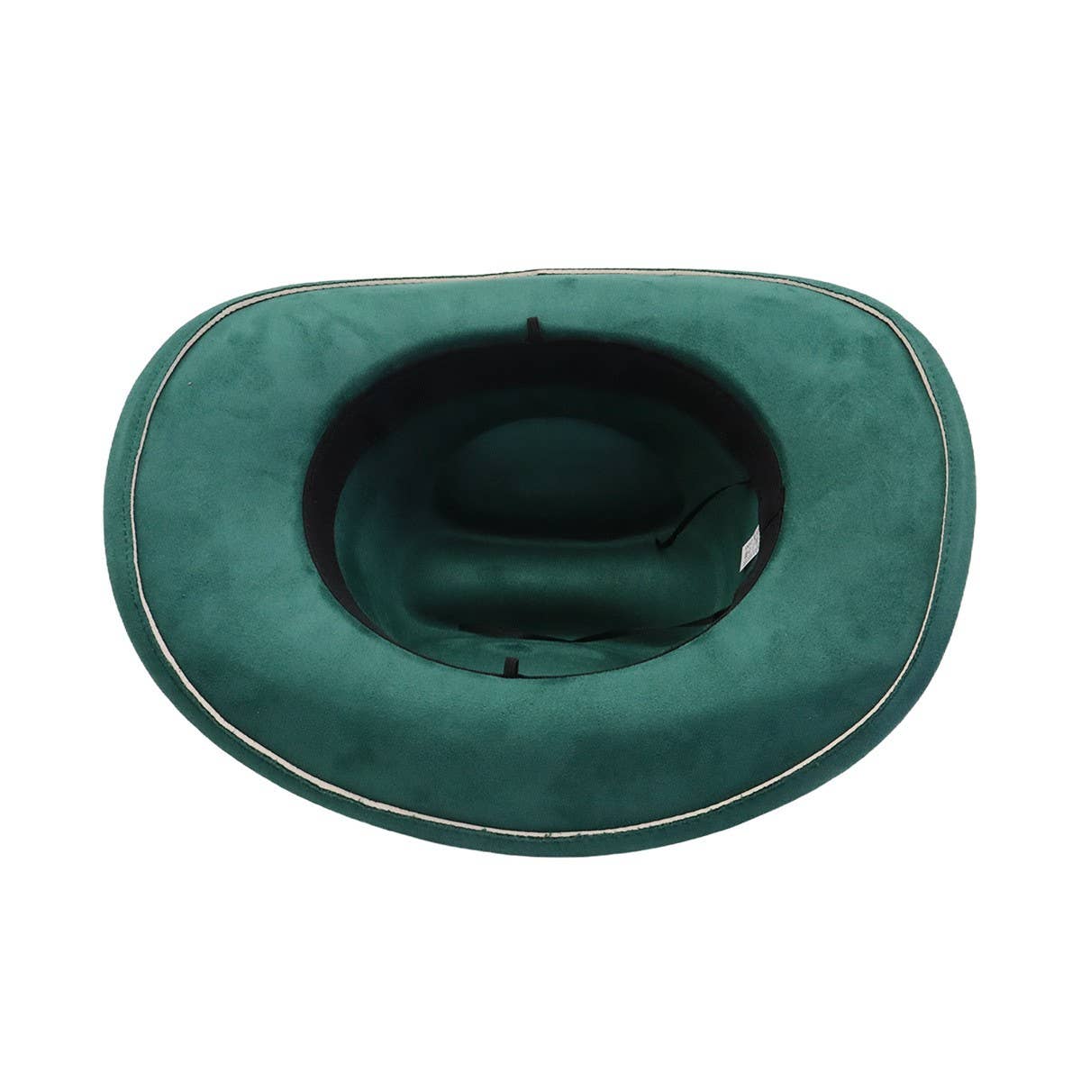 Suede Western Cowboy Fedora Hat Ethnic Style_CWAH04501