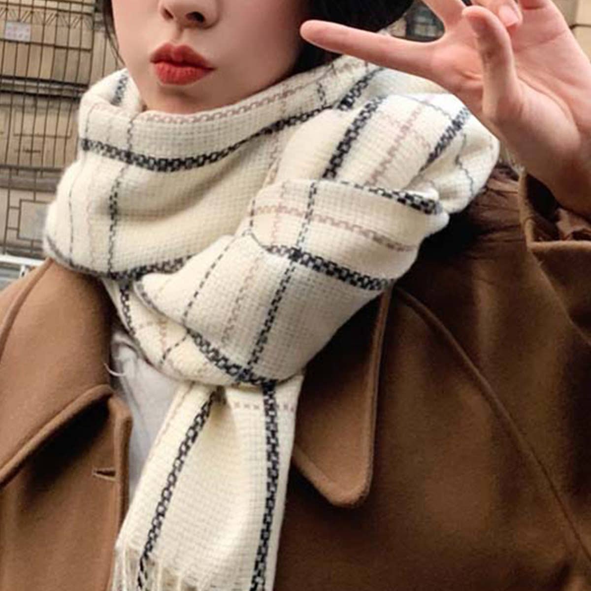 2024 NEW PLAID VERSATILE SCARF_CWASC1113