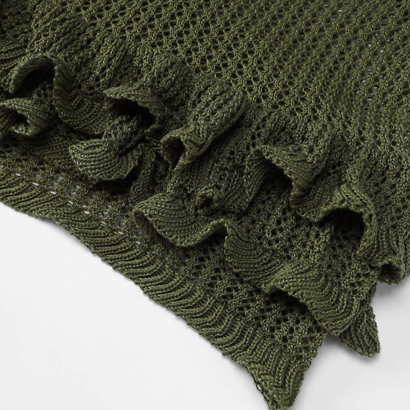 SLIM-FIT KNITTED DRESS WITH BACKLESS WOODEN EARS