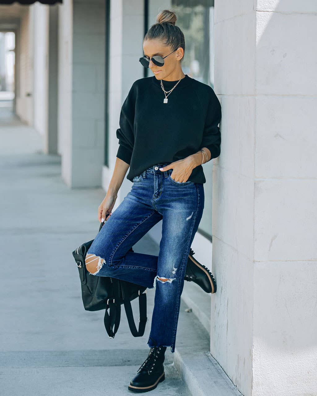 SLIM-FIT, SPLIT AND RIPPED JEANS