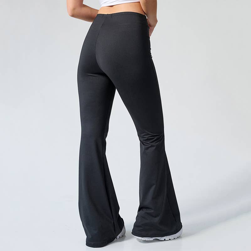 FASHION SPORTS HIGH-WAISTED LONG CASUAL PANTS