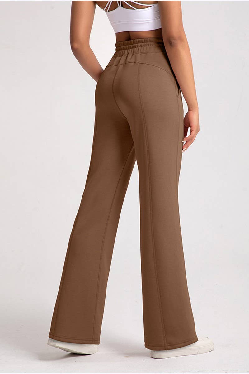 CWBLP1511_MODAL LOOSE HIGH WAIST STRAIGHT PANTS