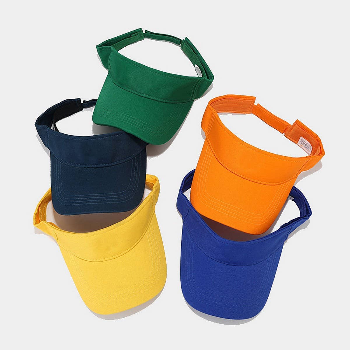 Summer Simple Solid Visor Hat - Unisex Outdoor_CWAH3303