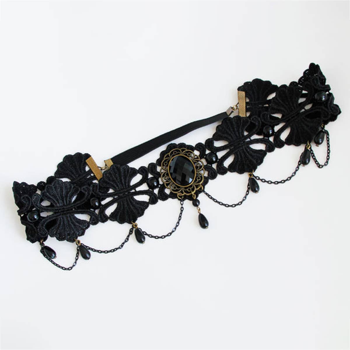 HALLOWEEN PEARL LACE HEADBAND