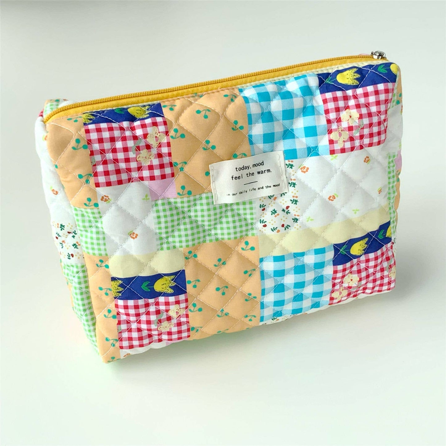 Floral storage bag large-capacity cosmetic bag