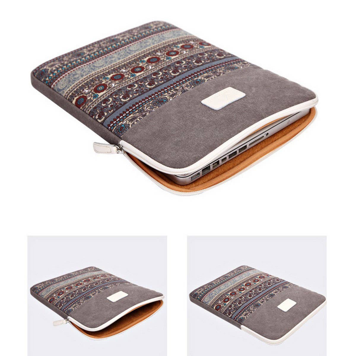 CANVAS PRINTED LAPTOP SLEEVE COMPUTER CASE_CWMM2068