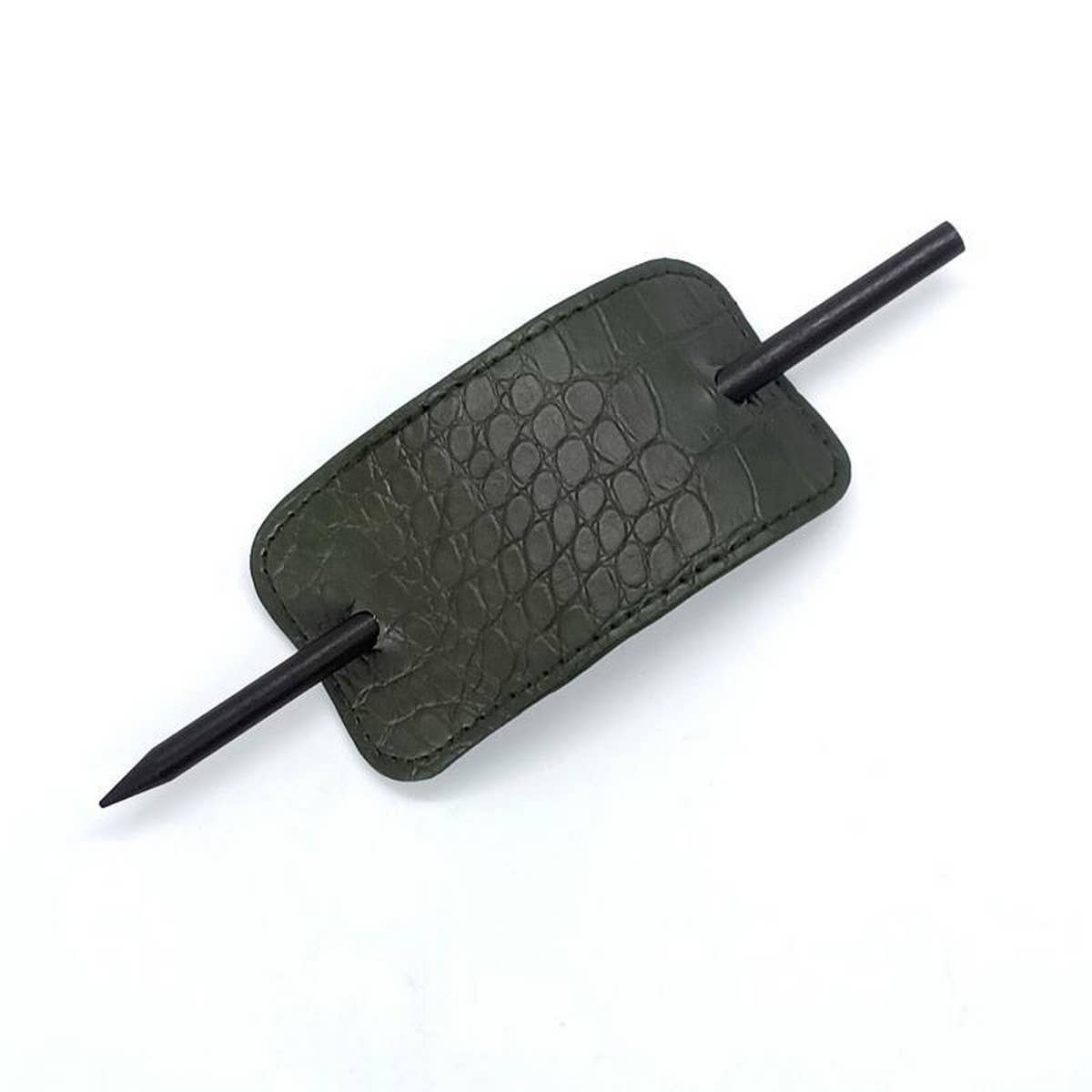 Elegant Vintage Croc Pattern Hair Stick