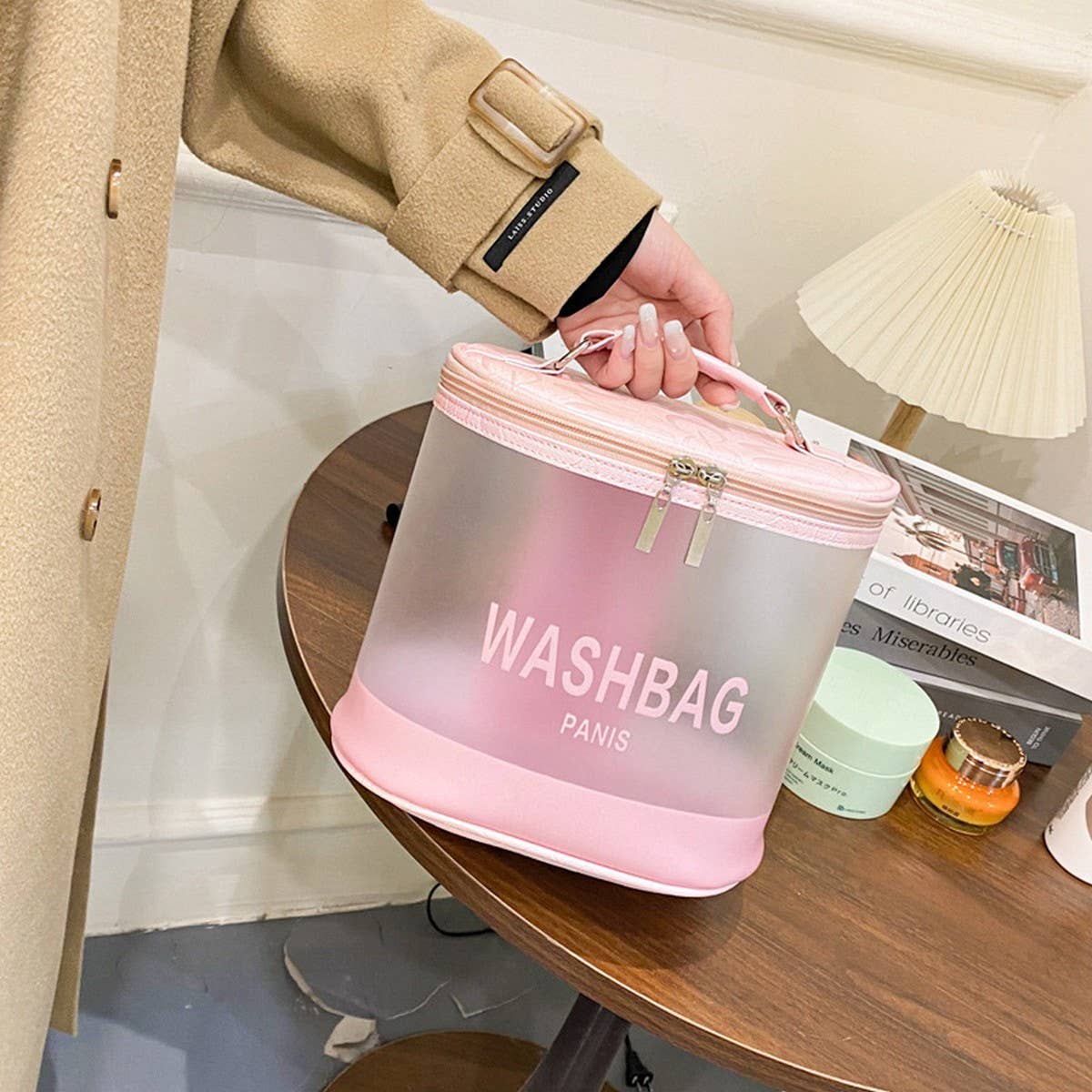 TRANSPARENT PORTABLE LARGE CAPACITY COSMETIC BAG_CWAB4399