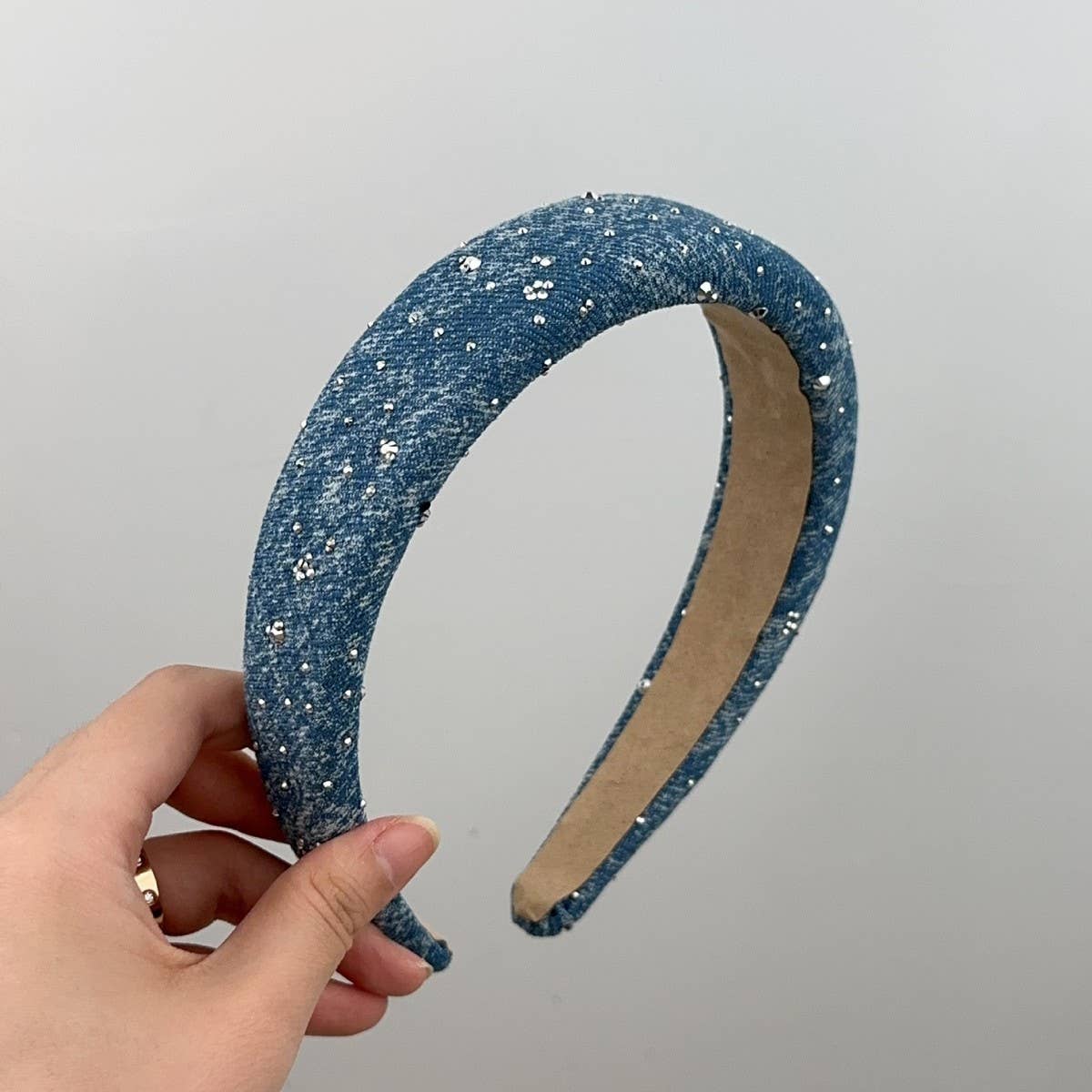 STARRY DENIM EXQUISITE HEADBAND_CWAHA2387