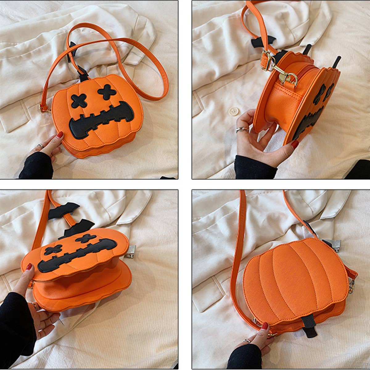 HALLOWEEN PUMPKIN BAG SHOULDER CROSSBODY BAG_CWAB0997