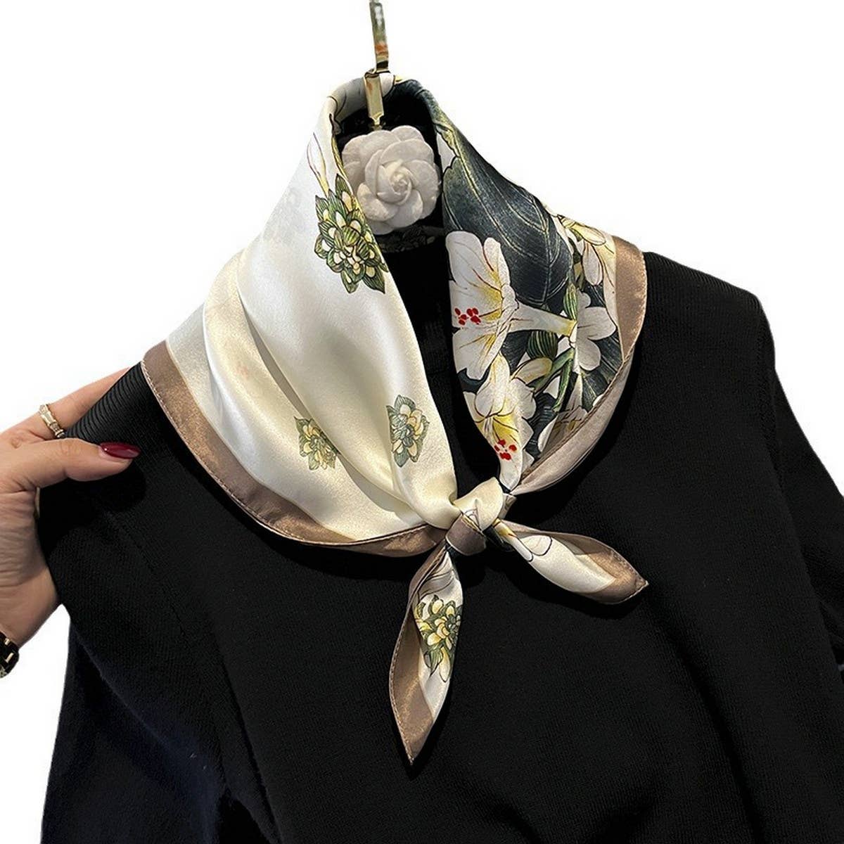 Silk Scarf for Women - Versatile Spring/Summer