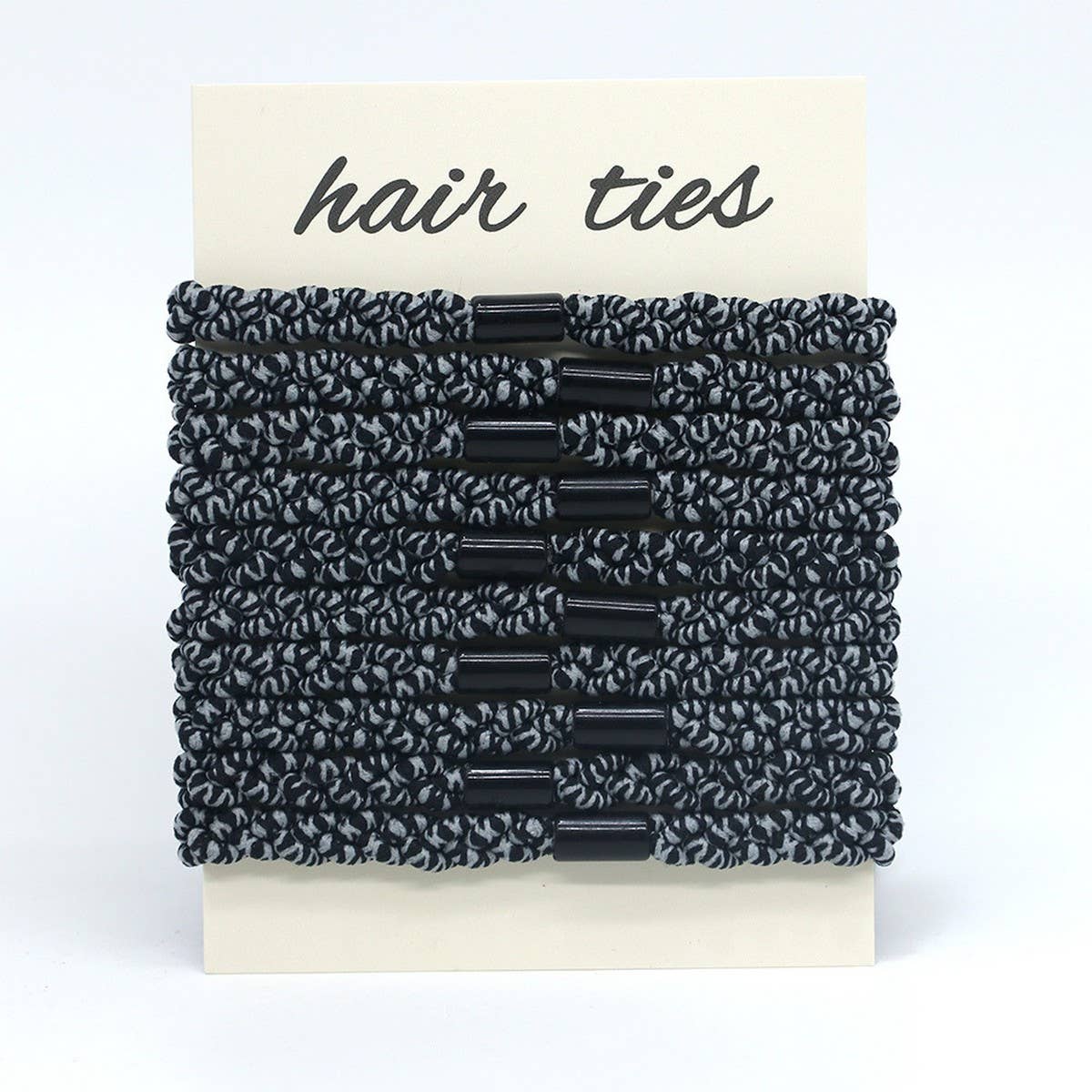 COLORBLOCK WEAVING COMMUTING HAIR SCRUNCHIES