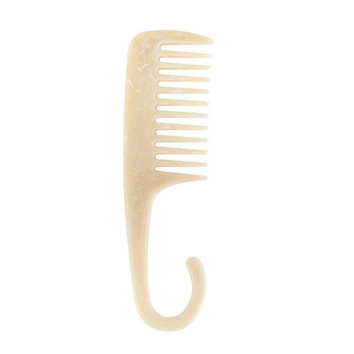 CURVED HOOK WIDE TEETH ANTI-STATIC MASSAGE COMB