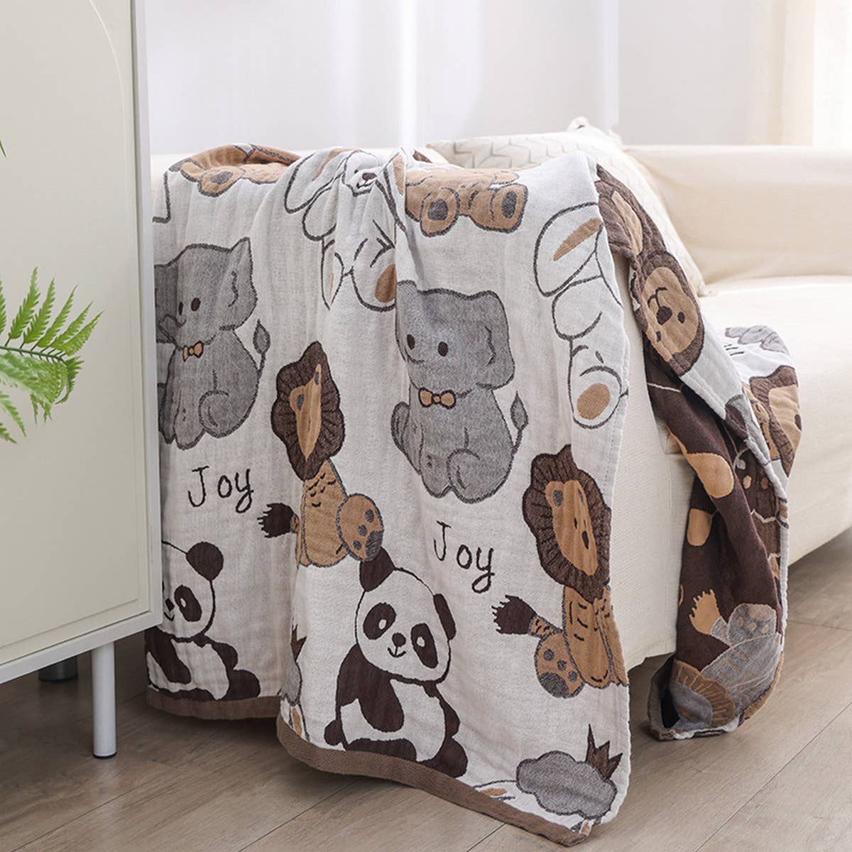 CARTOON ABSORBENT QUICK-DRYING GAUZE BATH TOWEL_CWMM1618