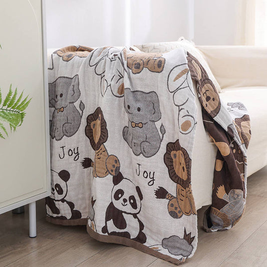 CARTOON ABSORBENT QUICK-DRYING GAUZE BATH TOWEL_CWMM1618