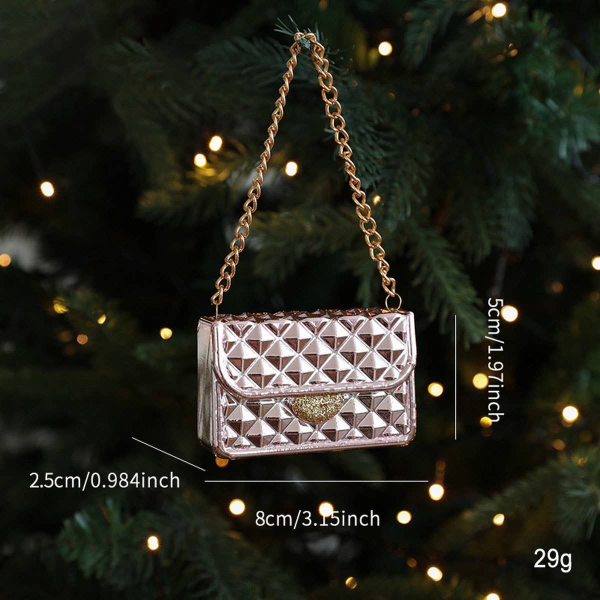 CWMM10401_PINK CARTOON CHRISTMAS TREE HANGING ORNAMENTS