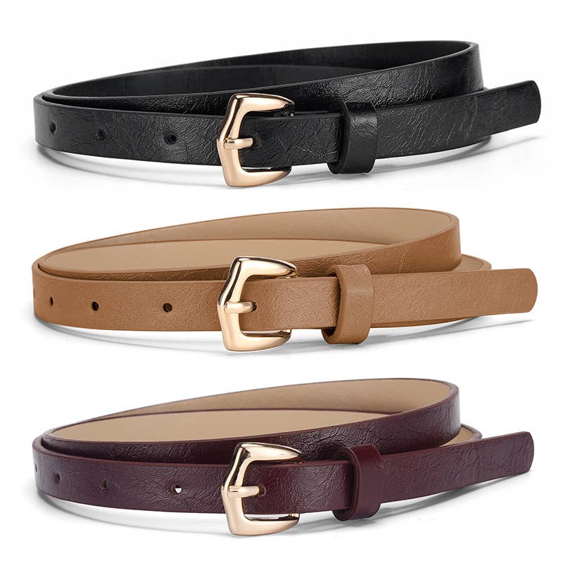 Minimalist belt with sense of fashion and luxury