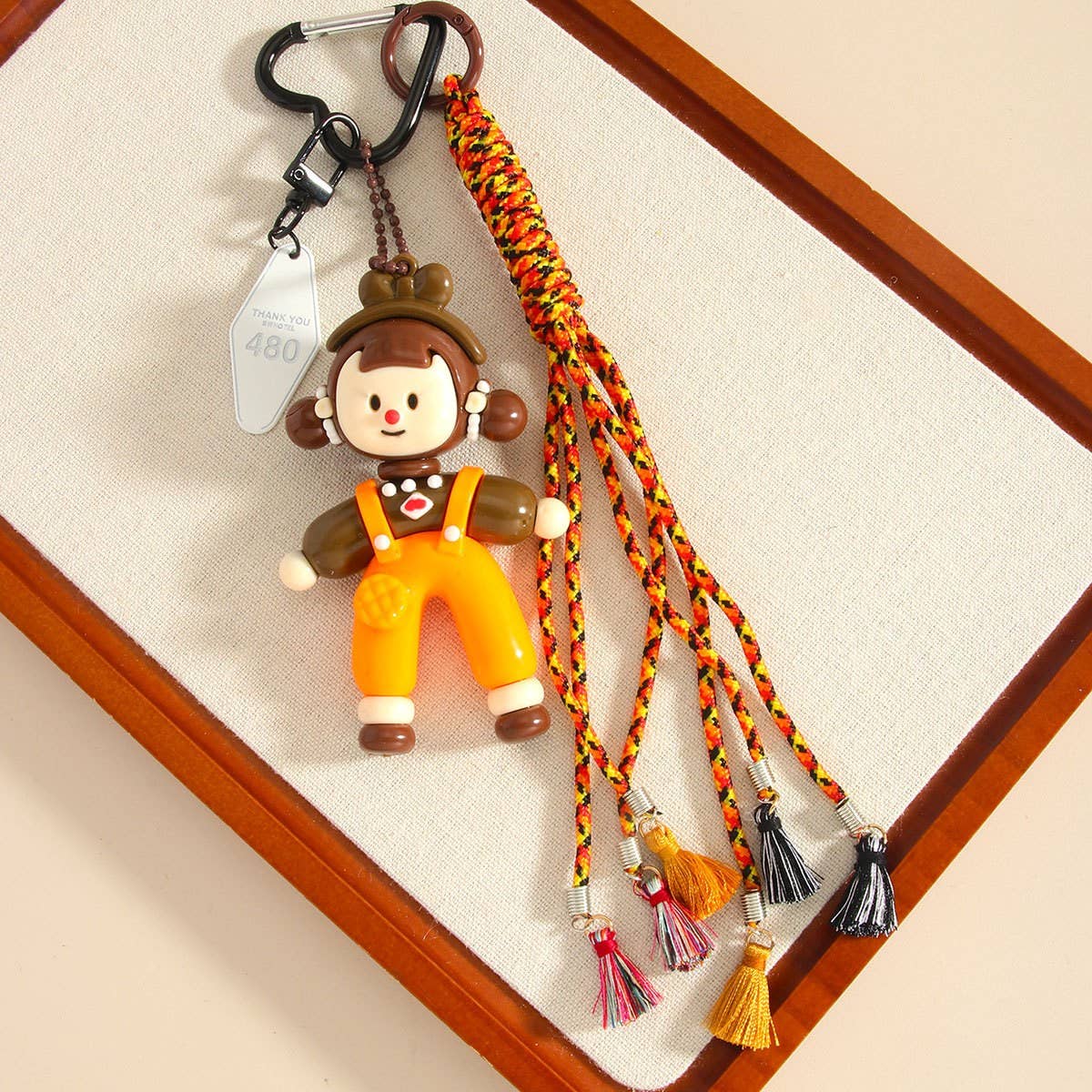 Cute Splits Doll PVC Keychain for Bags & Cars