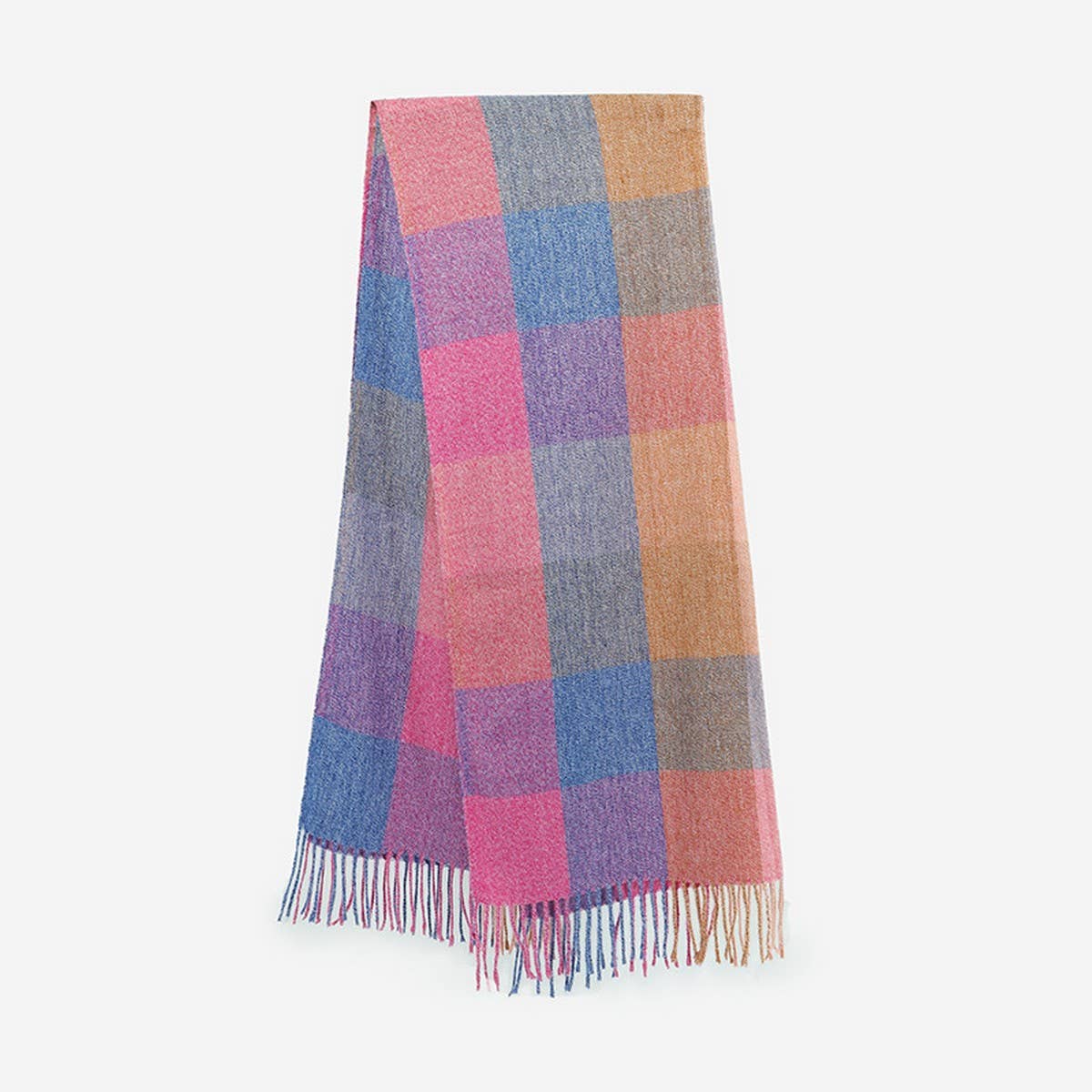 Plaid Scarf - Unisex Thick Warm Winter Shawl_CWASC1096