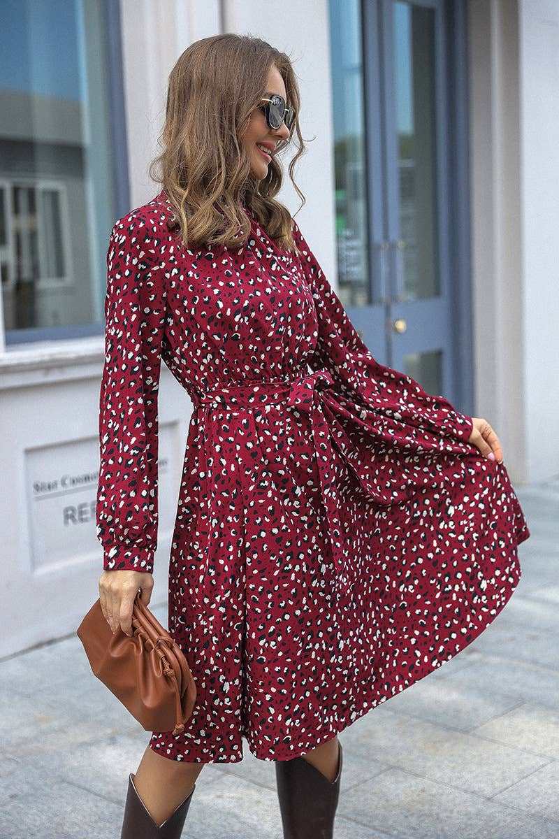 TEMPERAMENT DESIGN SENSE OF MID-STYLE DRESS